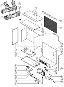 Part Location Diagram of 89390A US Stove Company Rubber Grommet